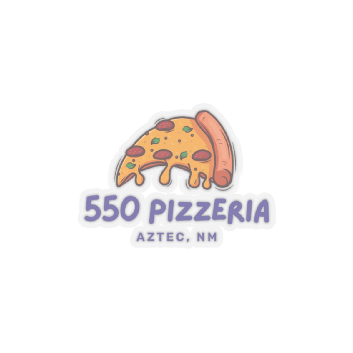 550 Pizzeria Kiss-Cut Stickers