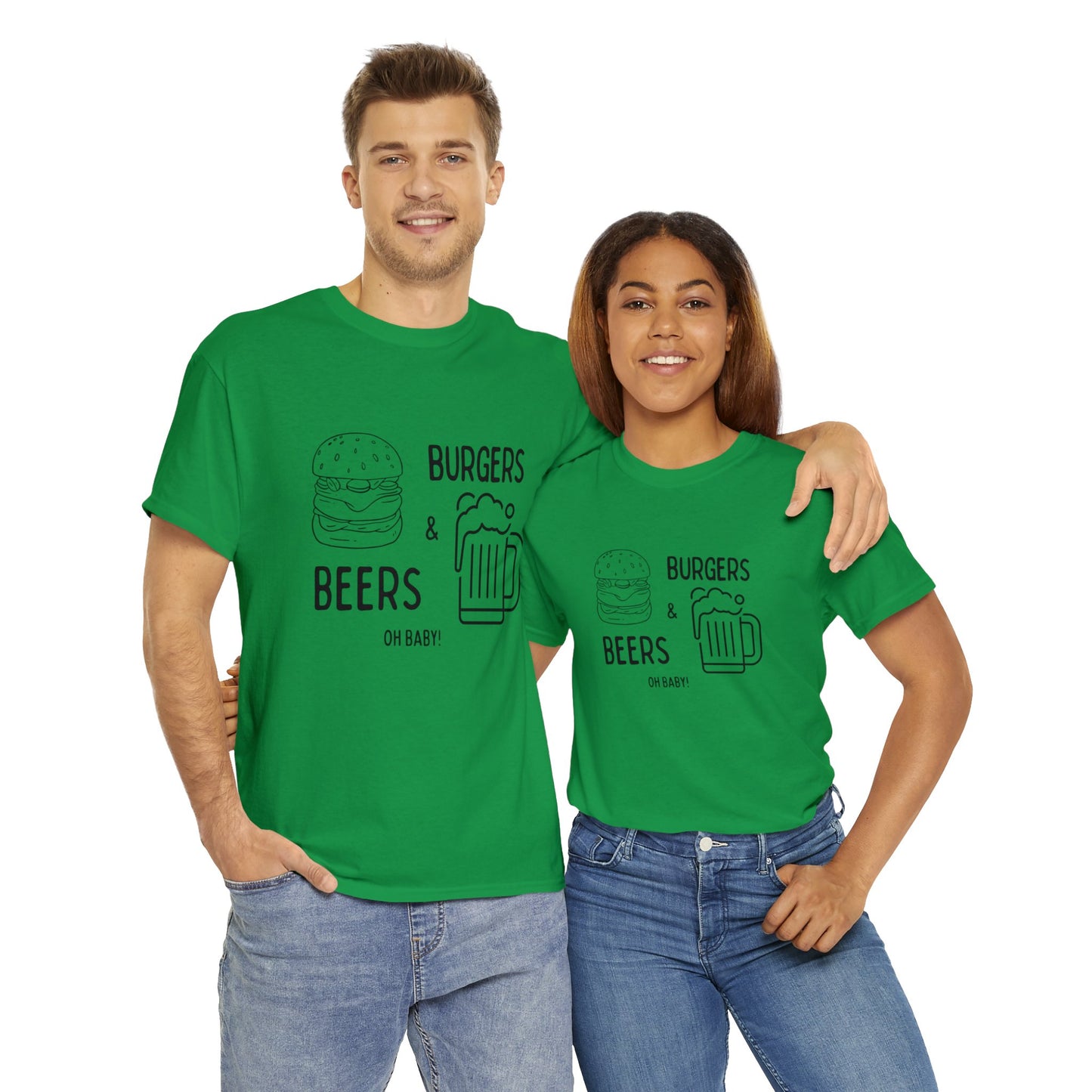 Burgers and Beers Oh Baby! T Shirt