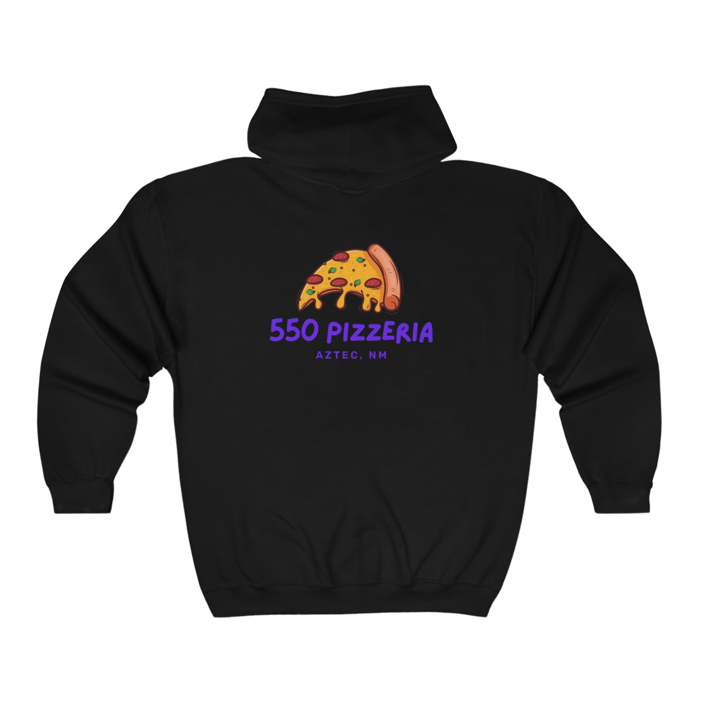550 Pizzeria Full Zip Hooded Sweatshirt