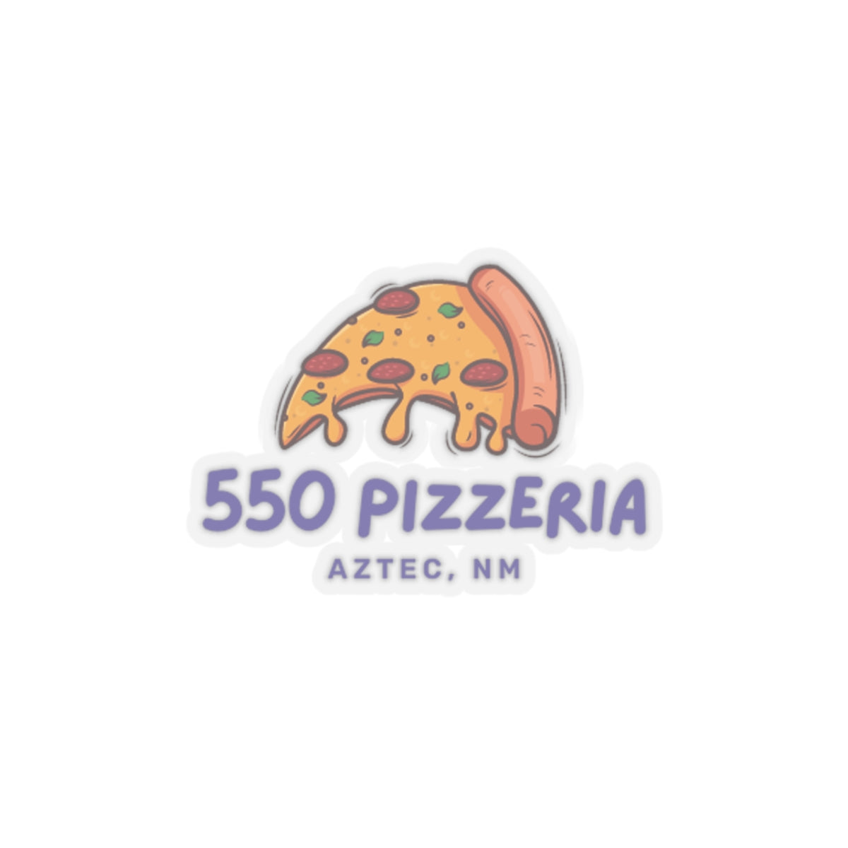 550 Pizzeria Kiss-Cut Stickers