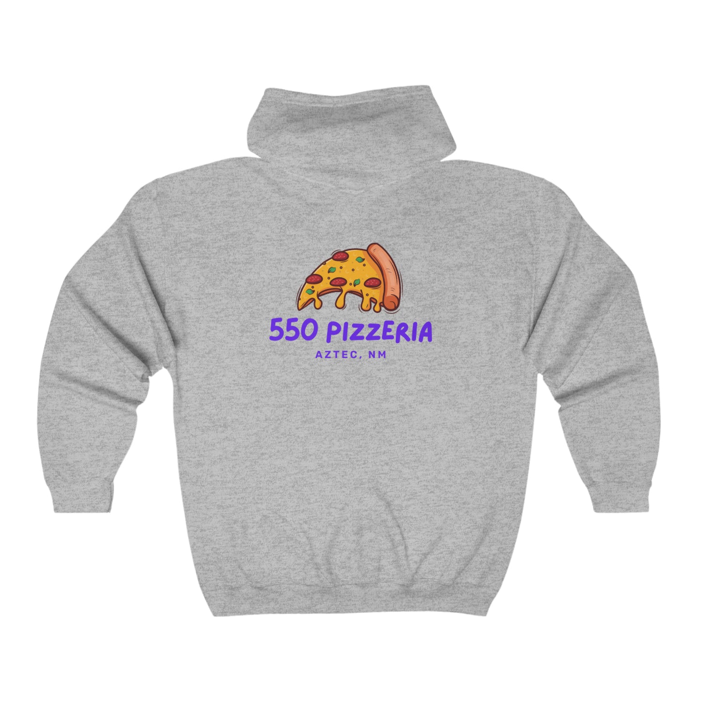 550 Pizzeria Full Zip Hooded Sweatshirt